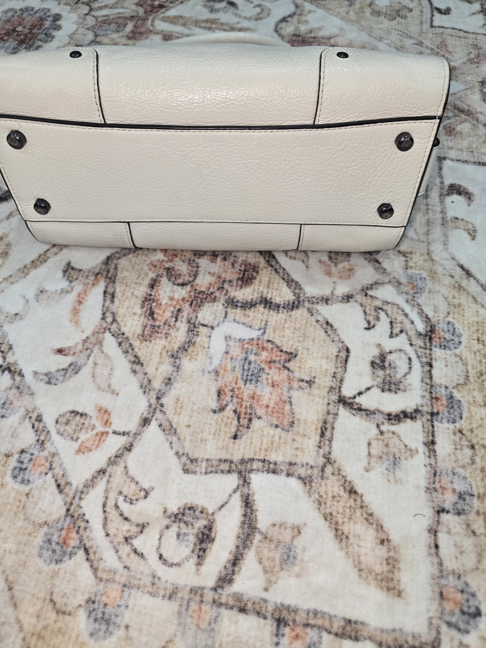 Coach 57722 Mercer 24 Leather Sachel In Chalk - Picture 3 of 11